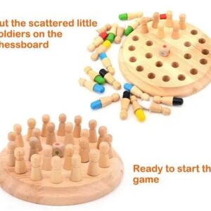 wooden color chess game